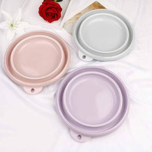 Ispessita Lavabo Pieghevole Portatile casa in Materia plastica Lavanderia idromassaggio Viaggi Grande Multiuso in plastica Bacino Turismo all'Aria Aperta, Viola