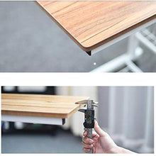 tavolino da letto per colazione Comodino con rotelle, mobile, con portaoggetti, leggero, alzabile 56-76CM-E