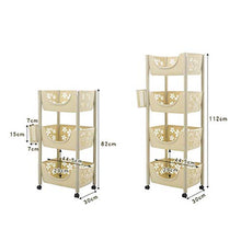 &ripiano di stoccaggio Scaffale multifunzionale del salone di immagazzinamento multifunzionale dello scaffale della cucina della cremagliera della cucina dello scaffale della frutta e della verdura Sc