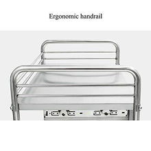 Carrello medico di Trattamento dell'Acciaio Inossidabile/Carrello di Doppio Strato/carrelli dell'attrezzatura di Laboratorio Medico/Carrello cambiante Medico della Clinica/Carrello dello STR