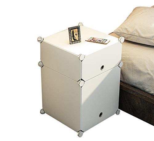 OCCP Armadietto da Camera da Letto Fai-da-Te Armadio Multifunzionale Scatola di plastica Decorazione della casa e Deposito per Bambini,A