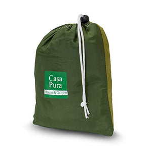 Amaca da Viaggio Doppia - Amaca da Giardino, Campeggio, Esterno | Amaca Matrimoniale Fino a 200 kg, Tessuto Paracadute Anti-Strappo e Ultraleggero, Bicolore - 275x140 cm - Verde Militare