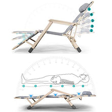 Sywlwxkq Balcone Ufficio Sedia Relax Lettini Prendisole Sedie a Sdraio Sedia da Giardino reclinabile Sedie Zero Gravity Relaxer Reclinabile Lettino Pieghevole Regolabile per Patio Esterno C