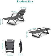 Lettino prendisole Zero Gravity, Lettino prendisole reclinabile Zero Gravity per giardino, Sedia a sdraio pieghevole Reclinabili pieghevoli Metallo resistente Lettino reclinabile rilassante portatile