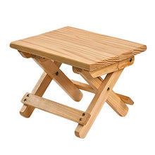 Sgabello pieghevole, portatile in legno, per uso domestico, quadrato, in bambù, pieghevole, per soggiorno, bagno, camera da letto, giardino