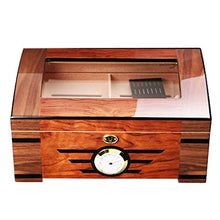 L.BAN Scatola per sigari Europea Humidor in Legno di Cedro Humidor Classico a Doppio Strato ad Alta capacità per verniciatura