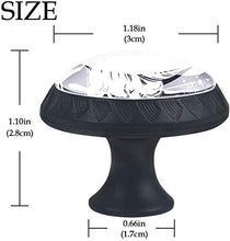 Astronauta Pug Dog in Space Star Pomelli per Porta Set di 4 Pomelli per Mobili Manopole per Cassetti Cucina Armadio Vetro