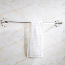 Portasciugamani singolo premium moderno con base rotonda (50 cm) - Finitura spazzolata, realizzato in acciaio inossidabile, resistente all'acqua e alla ruggine, montato a parete, facile da installare