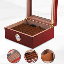 Cigar Humidor, Legno di Cedro Cigar Box Umidificatore Grande capacità Cigar Box di Legno Solido Idratante Cigar Box (260 * 220 * 110Mm)