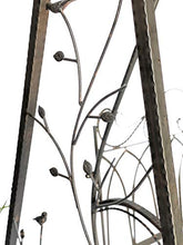 DanDiBo 1868 - Dondolo da giardino in metallo, 2 posti, stile vintage, in ferro battuto