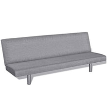 Festnight Sofa Bed Divano Letto Moderno in Tessuto Grigio da Soggiorno da Salotto