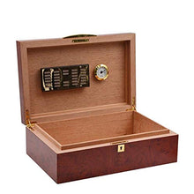 WY-YAN Teak Legno Carta Mellow Cedar humidor in Legno