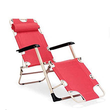 Pieghevole zero gravità reclinabile, sedia a sdraio con cuscino rimovibile, sedie a sedie reclinabili al coperto lettino da giardino retro regolabile per l'ufficio Pranzo Break home pist Reclinabile J