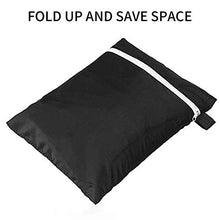 Soulpala Copertura per sedie Pieghevoli per Esterni, Nero 210D Oxford Copertura per Sedia a Sdraiod a Giardino, Impermeabile, Anti-UV