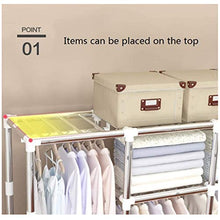 Jixi Grande Armadio Portatile migliorata ed ampliata Armadio Durevole Armadio Storage Manager Armadio Semplice (Color : B)