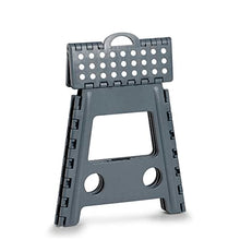 Zeller 13037 - Sgabello pieghevole in plastica, certificato TÜV, portata fino a 150 kg, circa 38,5 x 31,5 x 39 cm