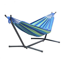 CYzpf Amaca da Campeggio con Cuscino Portatile Leggero Mobili da Giardino per Esterni Singolo Doppio Equipaggiamento per Dormire in Tela Viaggi Beach Garden Lounging Indoor