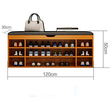 Rangement Chaussure Cabinet Retro Mobile da casa di scarpe Organizzatore Scarpiera a 3 strati senza porta 120 x 30 x 50 cm, bianco