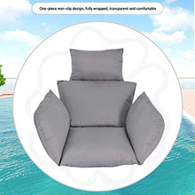 NCBH - Cuscino per sedia a dondolo da appendere, effetto rattan, morbido, antiscivolo, per interni, cortile, giardino