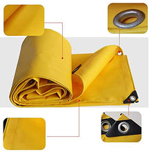 MTYLX Grande Tela Cerata Resistente, Teloni, Copertura per Paralume in Tela Cerata Gialla Impermeabile Antipioia per Esterni per Giardino, Copertura per Auto,Giallo,2 × 3 M