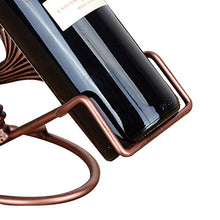 LHQ-HQ Wine Rack vitivinicolo europeo creativo Rack epoca in ferro battuto ornamenti di modo della decorazione di casa, Soggiorno Cucina casa di immagazzinaggio del ferro del basamento della mensola S