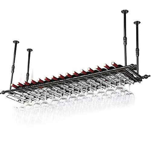 Tavolo Wine Rack Creativo appeso bicchiere di vino cremagliera bicchiere di vino appendiabiti bicchiere di vino a testa in giù calice vino rack bar appeso portabicchieri per piani di lavoro, dispense