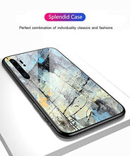Suhctup Compatibile con Huawei Nova 4 Custodia Protettiva in Vetro Temperato 9H + Cornice Paraurti in TPU Silicone Morbido Assorbimento degli Urti a 360 Gradi Protezione -Marmo 1
