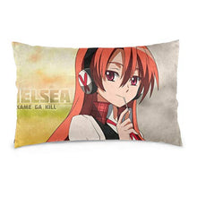 Uosliks Anime Girls White Skin Akame GaKill Chelsea Rectangle Standard Size Zippered Bedding Set Pillow Case Two Sides