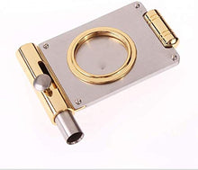 NIHAOA Accessori del Sigaro Corrosione Cigar Cutter 2 in 1 Sigaro Trapano Portatile Cigar Box Set Regalo Pranzo Buon apporto di umidità