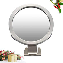 TOPBATHY specchi Doccia antiappannamento Ventosa Pugno Specchio per Uso Domestico Specchio da Barba Specchio da Trucco per gabinetto Bagno Bagno