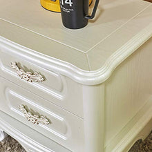 Comodino CStorage Cabinet Dresser Organizzatore in Camera da Letto Corridoio Ingresso 2 Cassetti Bianco Lassic Legno Comodino End Table Storage Tower per la Camera e L'Ufficio