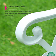 Household Products Sedia da Giardino Sedia Doppia in Metallo per Esterni, Panca da terrazza con bracciolo Schienale, Poltrona da Salotto per la Decorazione della casa, per Veranda/Parco/Cortile