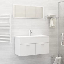 vidaXL Set Mobili da Bagno 2 pz Rovere Sonoma in Truciolato