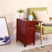Simple Crevice Armadio di stoccaggio in legno massello piccolo cabinetto comodino ultra-stretto da letto camera da letto cabinet piccolo armadio piccolo armadio 40 * 20 * 53 cm ( Color : Red wine )