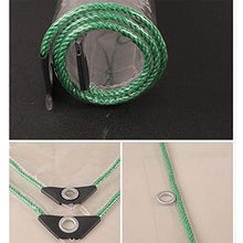 LXHONG Strato Impermeabile della Tela Cerata Chiara, Telo Trasparente con Occhielli, Mobili da Giardino Copre Ombra Ombra Antipioggia Copertura Vegetale Mobili da Giardino, 26 Dimensioni