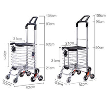 Carrello Carrello Carrello può Essere Pieghevole Carrello Portatile (Colore : B)
