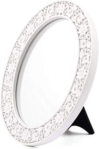 Specchio Il Trucco, Specchio Il Trucco Portatile Specchio toeletta retrò Decorazione la casa Decorazione Rosa Tavolo Pizzo Pizzo Semplice Trucco, rasatura e Cura del Viso