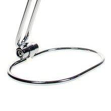 TUKA Pieghevole Specchio Bagno per Trucco 10X Ingranditori, 5" Doppio Specchio Cosmetico di Viaggio o Domestico, ø 12,5 cm Specchio da Tavolo per Trucco Rasatura, Cromato Vanity Mirror, TKD3124-10x