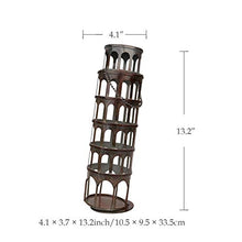 Gn shop Portabottiglie per Vino - Inclinato Torre Red Scaffale per Vino - Casa Creativa Decorazione in Metallo Artigianato Ornamento Wine Rack