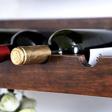 Cremagliera Del Vino Semplice e Creativa Supporto da Parete in Legno Ristorante per Vino Rosso Decorazione Semplice e Creativa Supporto per Bicchiere da Vino Supporto per Tazza Supporto da Parete (Co