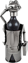 BRUBAKER bottiglia di vino titolare supporto bottiglie d' affari Oggetto Decorativo Metallo con biglietto d' auguri per vino regalo