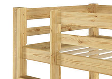 Erst-Holz Letto a Castello 90x200 per Bambini in Pino massello divisibile con doghe rigide 60.09-09