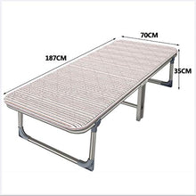 Haojie Pranzo Break Pieghevole Letto Pensione Tipo Singolo casa Pranzo Break Bed Office Nap Bed Semplice Scheda DECALL Scheda in Basso in Legno Adulto