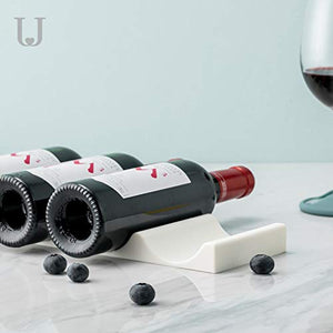 NYKK Cremagliere del Vino Vetrinetta for Vino Rosso Vetrinetta for la casa Piccola Bottiglia for Vino Portabottiglie Vino da Tavolo (Color : Gray-A)
