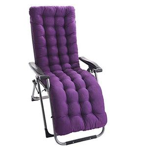 BD.Y Confortevoli sedie in Rattan Cuscini per sedie in Vimini, Cuscini lombari Posteriori Cuscini per sedie a Dondolo con Cravatte Cuscino per Pavimento Morbido Addensato Morbido viola-155x48x8cm