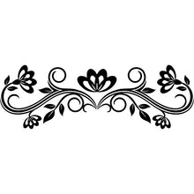 T-MK327 - Adesivi per testiera del letto, 46 x 140 cm, colore: Nero