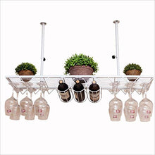 PZW Bancone Bar Bancone Bar Portabottiglie Ristorante Casalinghi Bicchieri da Vino Portabottiglie Retro Iron Art PortabottiglieA, 80 * 25cm