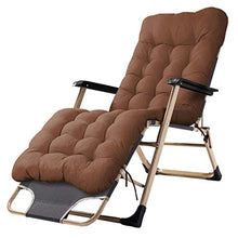 SHUAIIJUAN Sedia per il tempo libero domestico s |Heavy Duty Patio sedie pieghevoli regolabili sdraiata con cuscino |Sdraio da giardino Sedia da giardino reclinabile Yard Beach Garden, 330lb Capacità