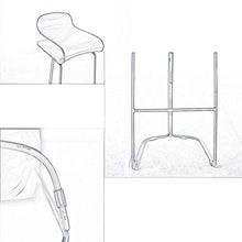 ZCY Mobili per Soggiorno Sgabelli Sedia da Bar nordica Sedia da Cucina per la casa Sgabello Staffa in Metallo Design Bianco (Altezza Seduta: 55/65 / 75 cm) (Dimensioni: Altezza Seduta