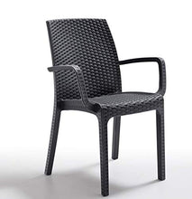 Bica 9093.4 Indiana Sedie, Antracite, 99x59x180 cm, 57x59x86 cm
